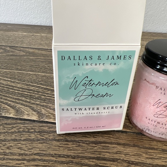 Dallas & James Watermelon Dream Saltwater Scrub W/Cloudberry 4.2‎ Oz Exp 2027 - Picture 2 of 4